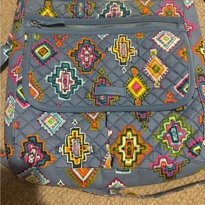 Vera Bradley Mailbag in Painted Medallion Blue